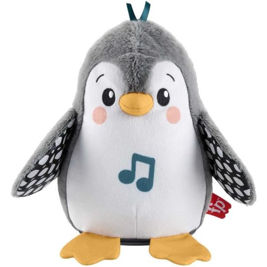 Peluche pingouin d'éveil - Fisher-Price - HNC10 - Jouet de bain