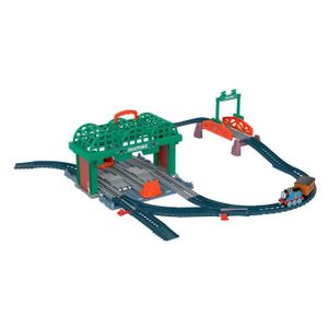 FIGURINE - PERSONNAGE FISHER-PRICE - LITTLE PEOPLE - La Grande Gare De Knapford - Train motorisé Thomas - 23 pièces - 3 ans et +