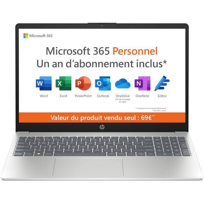 PC Portable HP 15 fc0020nf Windows 11 + Microsoft 365 inclus 156 FHD Athlon RAM 4Go SSD AZERTY - vue 8