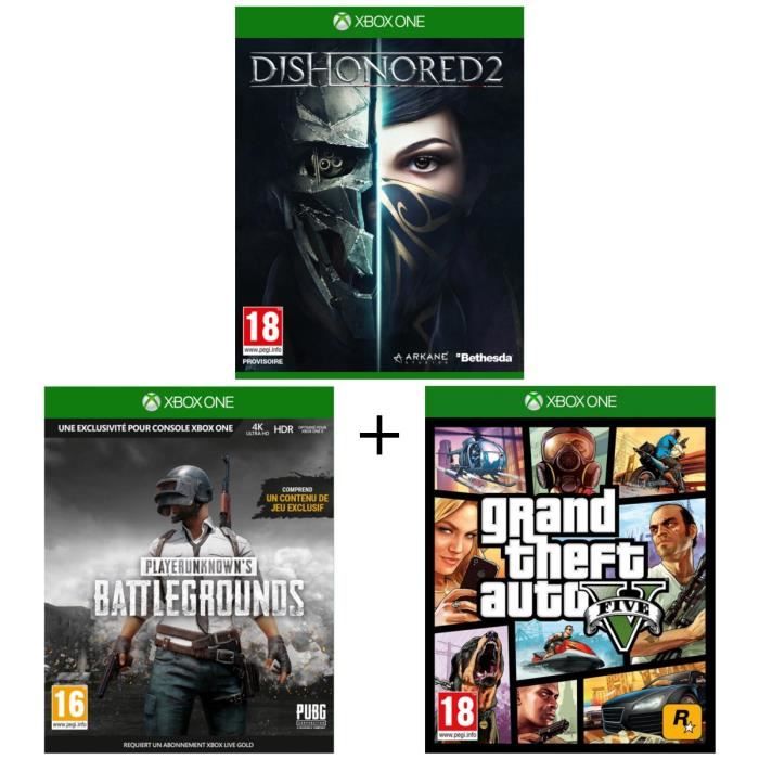 Lot De 3 Jeux Xbox One - Grid, Battlefield Et Call Of Duty - Bon état Avec Boîtiers Et Notices