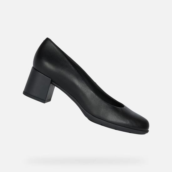 Escarpins Geox D New Annya en cuir noir pour femme Semelles respirantes et impermeables Achat Vente Escarpins Geox D New Annya en cuir noir pour femme Semelles respirantes