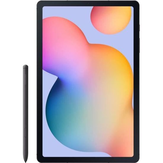 Tablette Tactile - SAMSUNG Galaxy Tab S6 Lite - 10,4" - RAM 4Go - Stockage 64Go - Android 10 - Argent - 4G