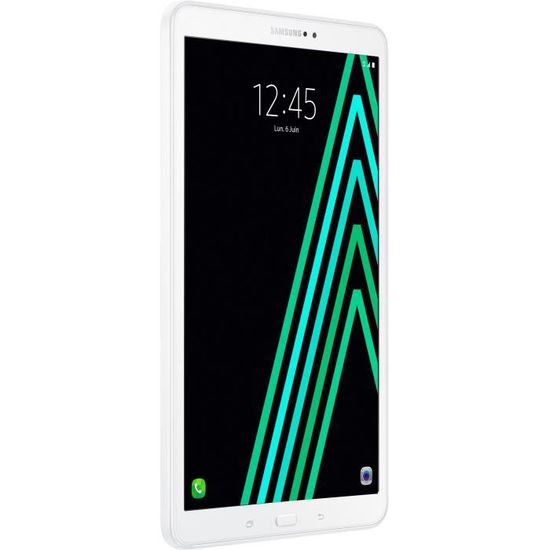 SAMSUNG Tablette tactile Galaxy Tab A6 -  10,1 pouces WUXGA - Stockage 32 Go - RAM 2Go - Androïd Nougat 7.0 - Blanc - WiFi- 4G