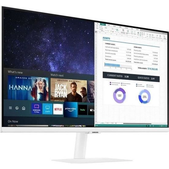Ecran PC - Samsung Smart Monitor M5 - LS27AM501NUXEN - 27’’ FHD - Dalle VA