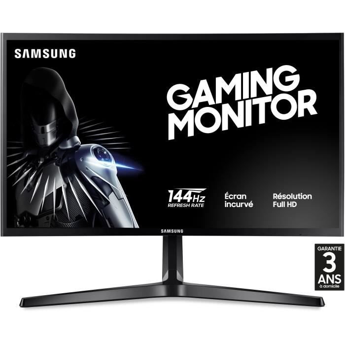 Ecran PC Gamer Incurvé - SAMSUNG - C24RG50FZR - 24'' FHD - Dalle VA - 4ms -  144 Hz - 2 x HDMI/Display Port/Mic - AMD FreeSync - Cdiscount Informatique