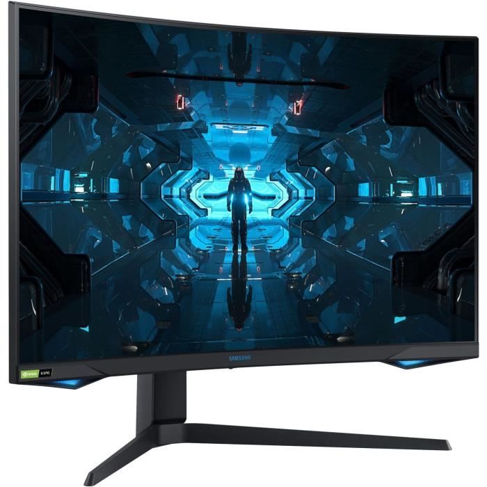 Ecran PC Gamer Incurvé – SAMSUNG ODYSSEY G7 – LC32G75TQSRXEN – 32 WQHD – Dalle VA – 1ms – 240Hz – AMD FreeSync