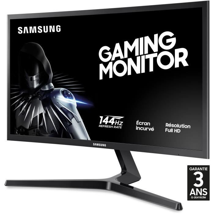 Ecran PC Gamer Incurvé - SAMSUNG - C24RG50FZR - 24'' FHD - Dalle VA - 4ms -  144 Hz - 2 x HDMI/Display Port/Mic - AMD FreeSync - Cdiscount Informatique
