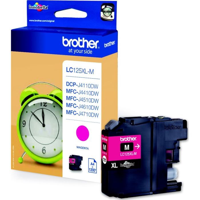 Brother LC125XLM Cartouche dencre Magenta