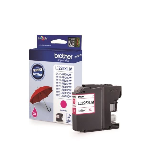Brother LC225XLM Cartouche dencre Magenta