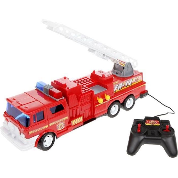 TEAM HERO - Camion pompiers télécommandé avec échelle - 51 cm - Cdiscount  Jeux - Jouets