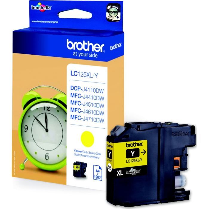 Brother LC125XLY Cartouche dencre Jaune