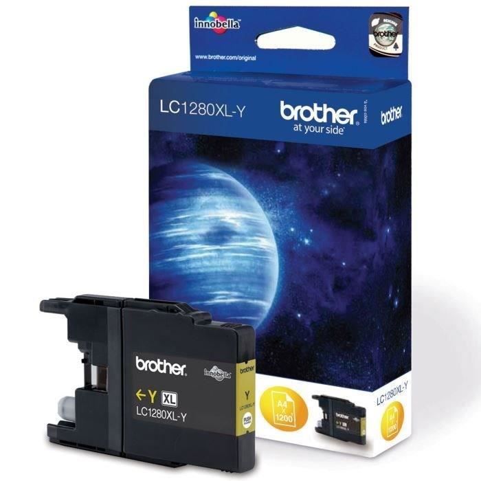 Brother LC1280XL-Y Cartouche dencre Jaune