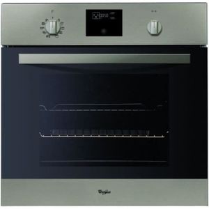 WHIRLPOOL AKZ 520/IXPF - Four électrique encastrable - Chaleur tournante - 65L - Pyrolyse - A - Inox