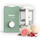 BEABA, Babycook express, robot bébé, 4 en 1 mixeur-cuiseur, vert sauge
