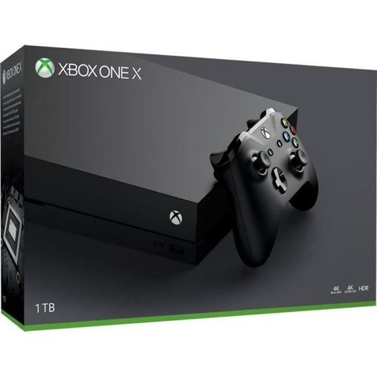 Microsoft Xbox One X 1 To noir au meilleur prix sur