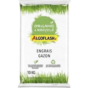 ENGRAIS Engrais Gazon 100% Végétal - ALGOFLASH NATURASOL NATURASOL - Organic et Recyclé - 10kg