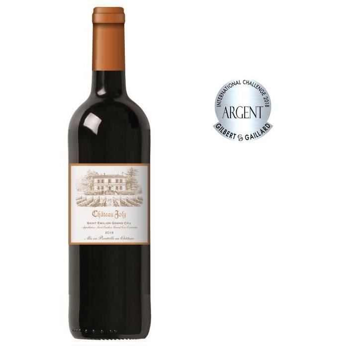 Chateau Joly 2018 Saint Emilion Grand Cru Vin Rouge De Bordeaux La Cave Cdiscount