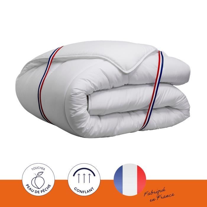DODO Couette chaude 400gr/m² COUNTRY 200x200 cm blanc - Cdiscount