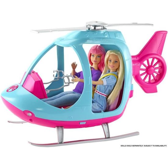 BARBIE H licopt re 2 places avec h lice rotative 41 cm