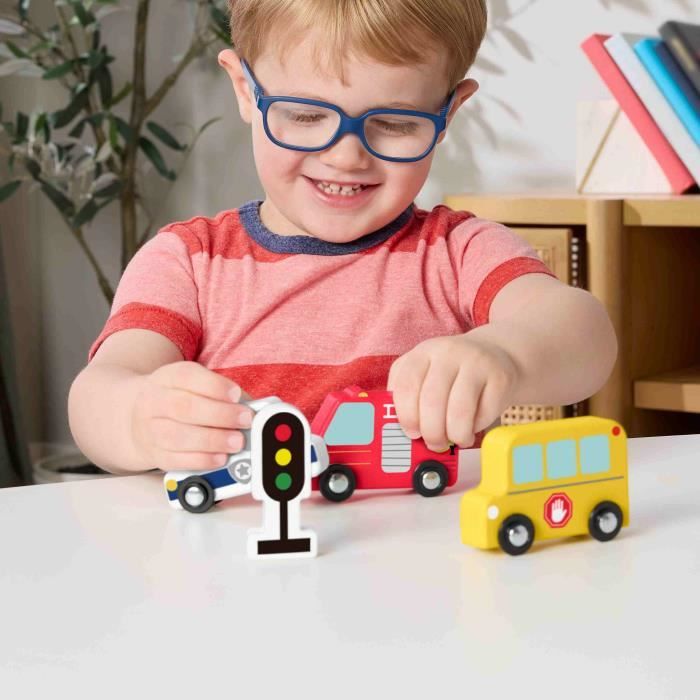 Fisher-Price-Mes véhicules en bois-Jouets à pousser 4pièces | Toys R Us