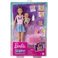 Coffret Skipper Bebe Au Lit - Barbie - Playset Poupée - 3 Ans Et +-1