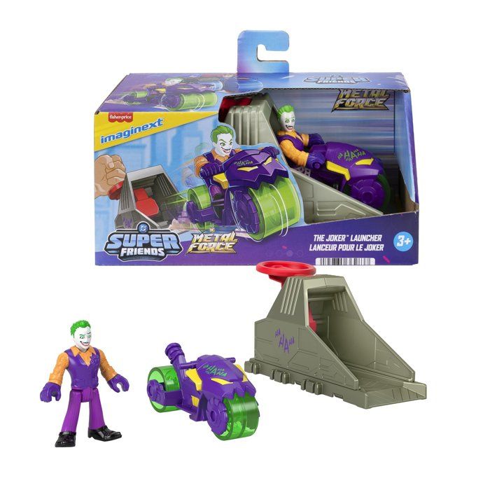 Fisher Price Imaginext Coffret Lanceur DC Super Friends figurine et véhicule - vue 2