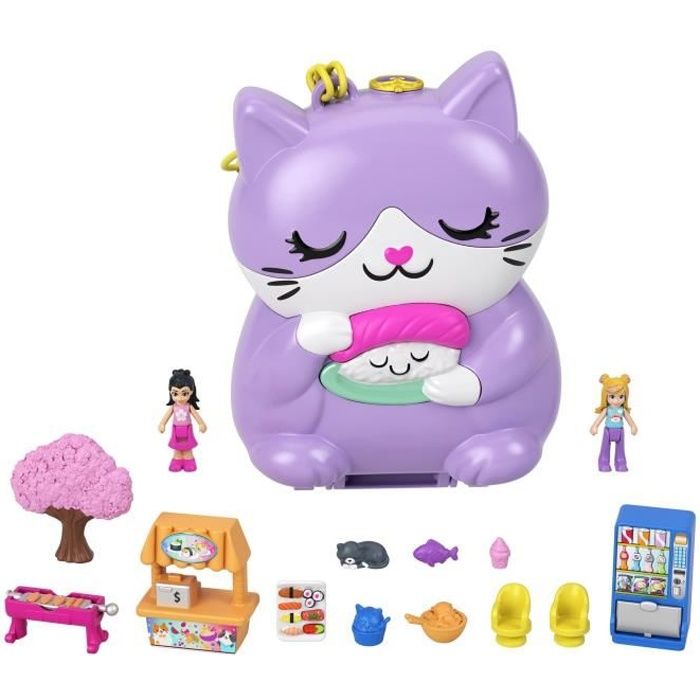 Polly Pocket-Coffret Sac Chat Câlin-Shani HGT16 Polly Pocket-Coffret Sac Chat Câlin-Shani HGT16