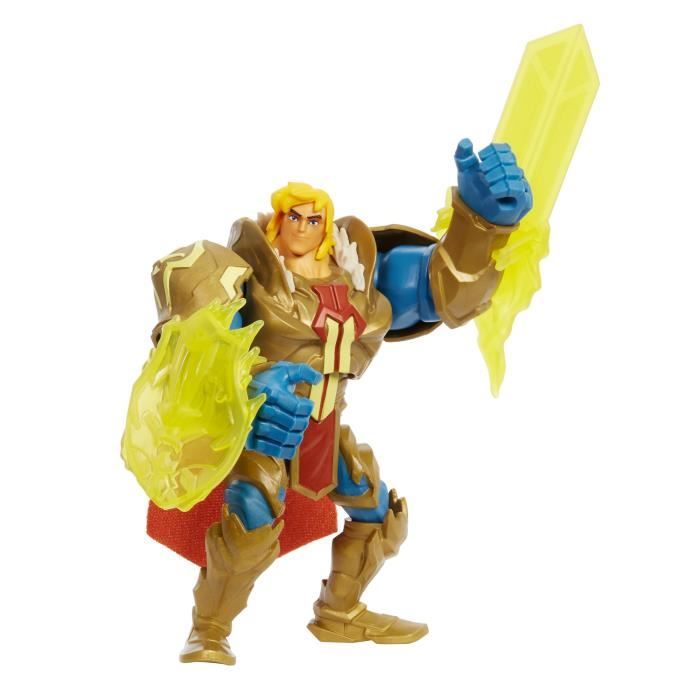 Figurine Deluxe Musclor - Les Maîtres de l'Univers - MATTEL - 16 points d'articulations - Accessoires de combat