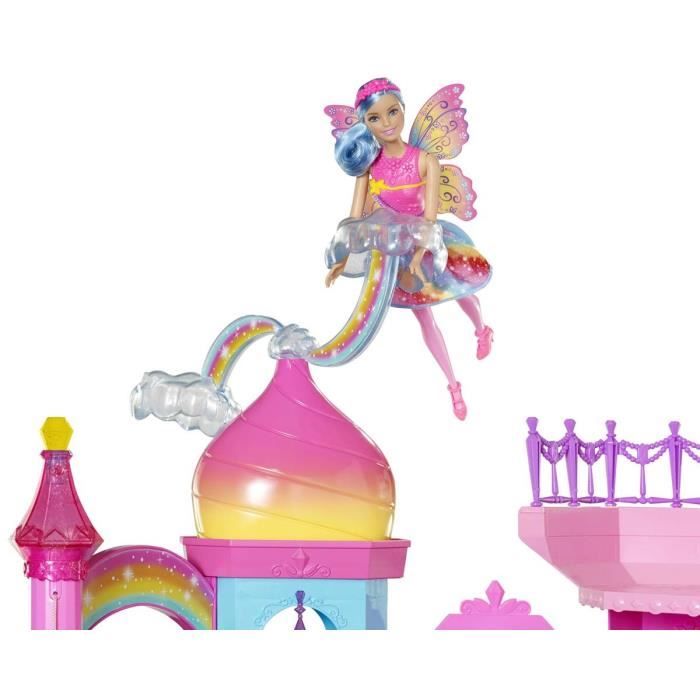 Barbie chateau arc en ciel top