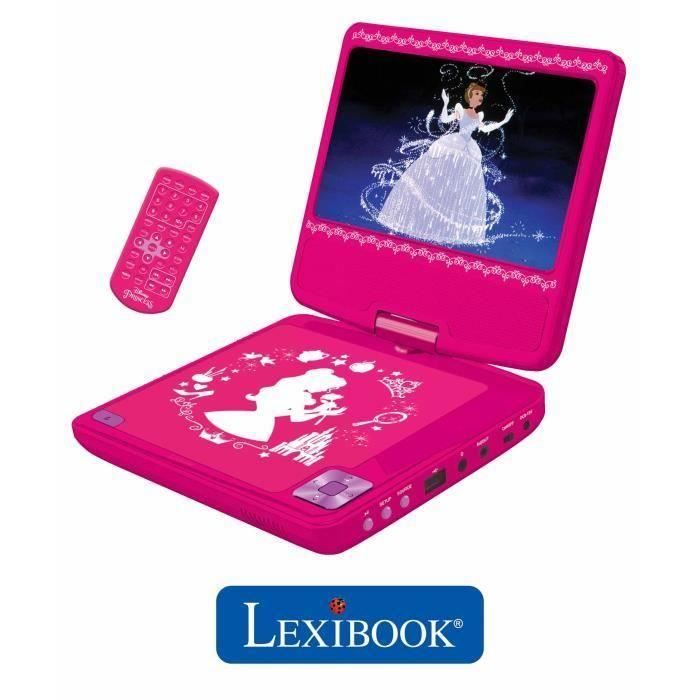 Destockage Lexibook Disney Princesses Lecteur Dvd Portable Pour Enfant Avec Port Usb Lecteur Dvd Enfant Au Meilleur Prix Cdiscount