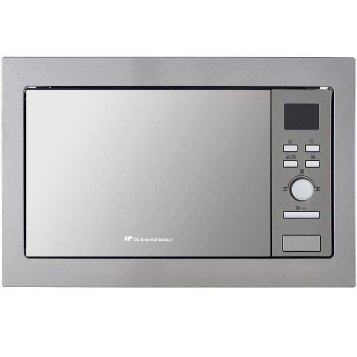 Micro-ondes grill encastrable CONTINENTAL EDISON CEMO25GE2 Silver L595 x H388 x P40 cm 25L - Continental edison
