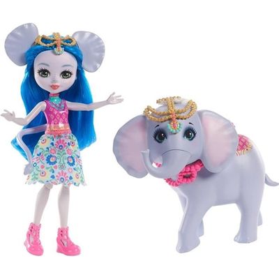 Enchantimals Danessa Biche à Vélo – Poupée 15 Cm + Sprint Tricycle Fleur – 28 Cm – Roues Réelles – Dès 3 Ans