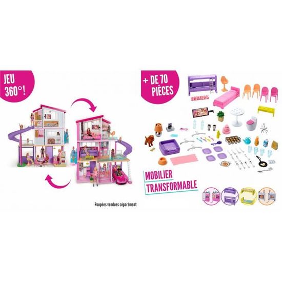 maison de reve barbie 3 étages