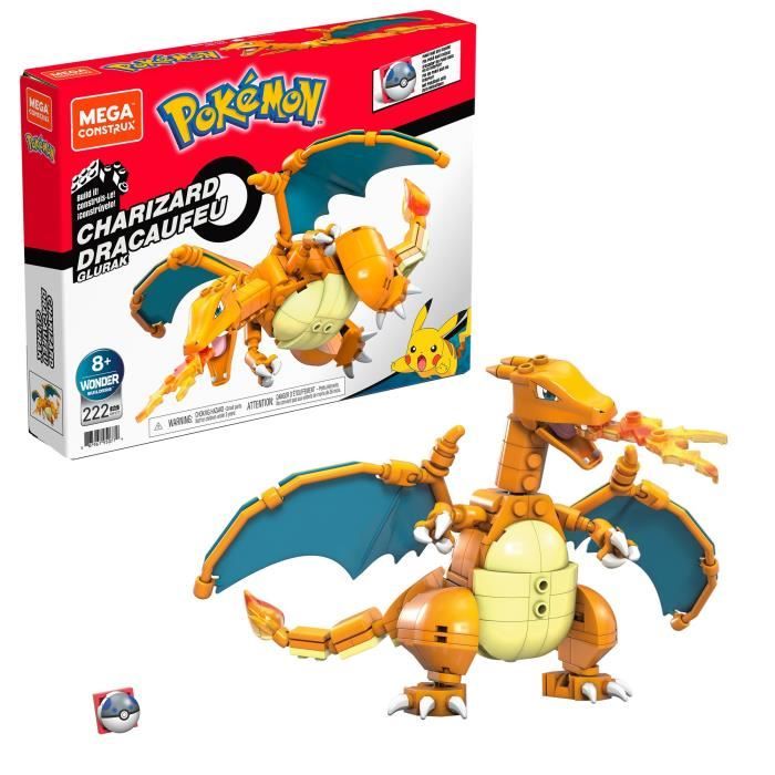 Mega Construx - Pokémon - Dracaufeu - jouet de construction - 8