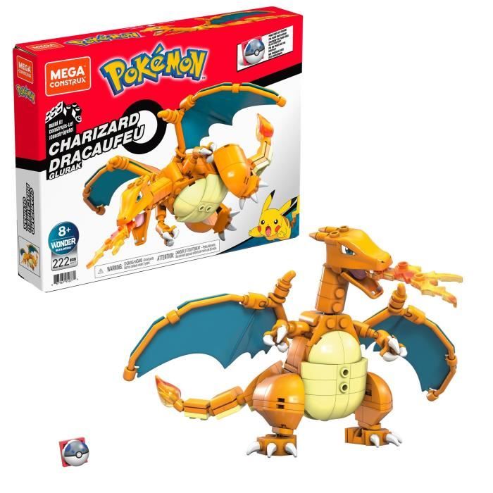 Mega Construx - Pokémon - Dracaufeu - jouet de construction - 8 ans et + -  Cdiscount Jeux - Jouets