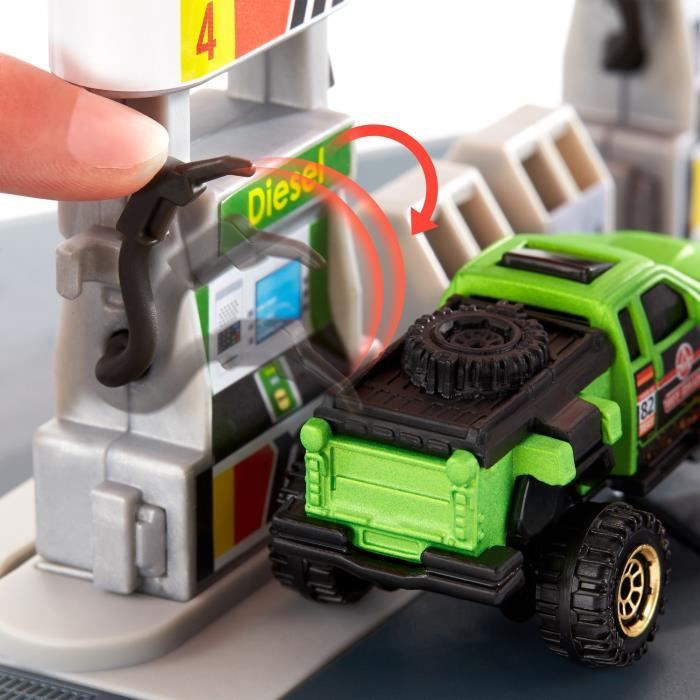 Kit Station-service BP Pour Enfants - Avec Camion-citerne Iveco, Pompes, Lave-auto - Jouet Voiture Garçon Fille 5 Ans+