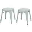Tabouret metal industriel