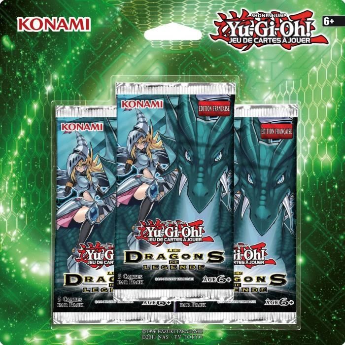 YUGIOH ! Pack 5 cartes Les Dragons de Légende 2 Cdiscount Jeux Jouets