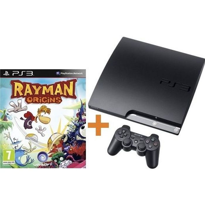 PS3 160 Go NOIRE + RAYMAN ORIGINS Reconditionné -  reconditionné disponible sur Cdiscount Seconde Vie