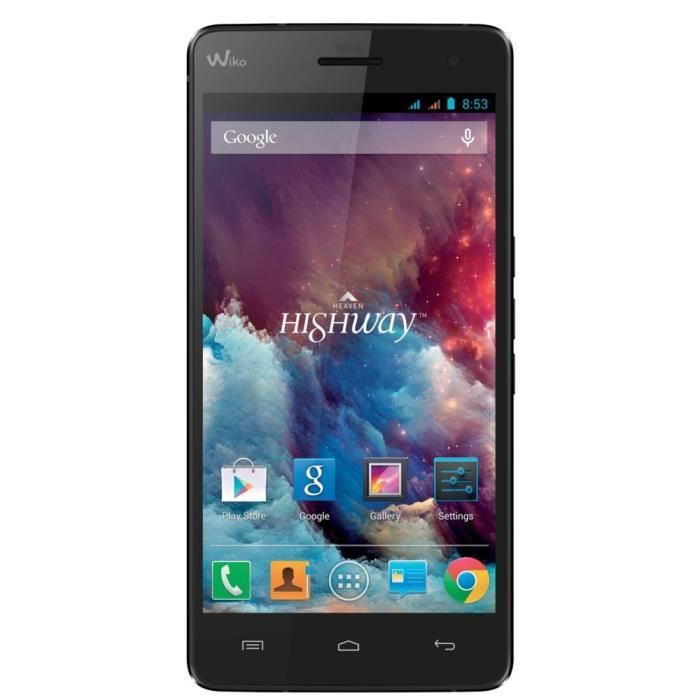 Vente Téléphone portable WIKO HIGHWAY Noir pas cher Vente Téléphone portable WIKO HIGHWAY Noir pas cher