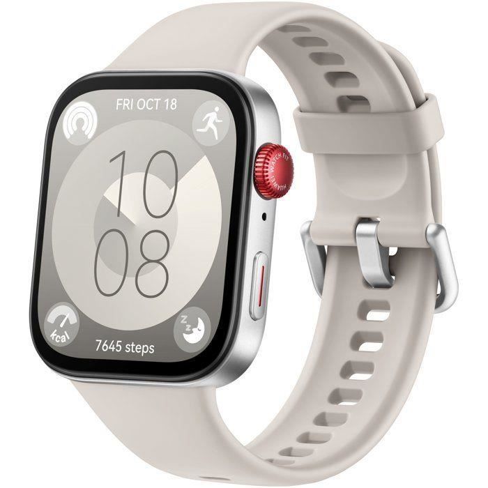 Montre connectée - HUAWEI - Watch Fit 3 - Ecran Amoled 182 - Blanc