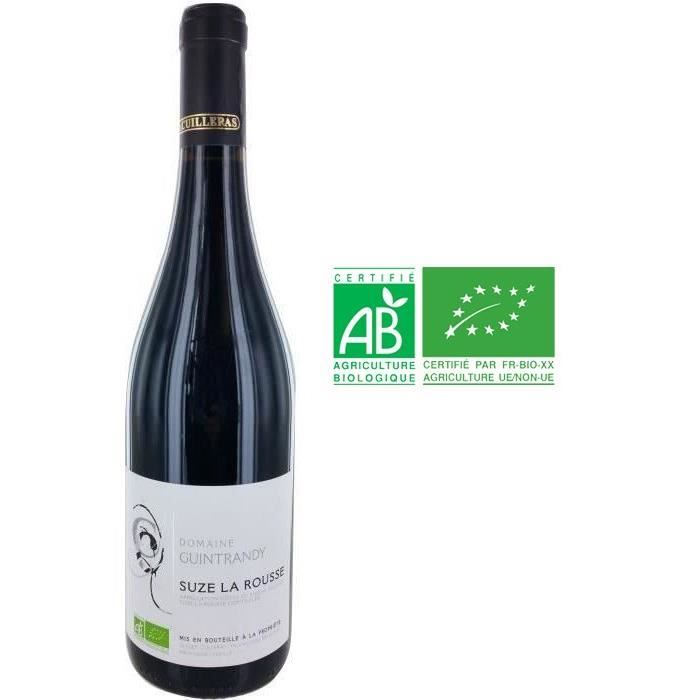 domaine la guintrandy 2017 suze la rousse vin rouge des cotes du rhone bio la cave cdiscount