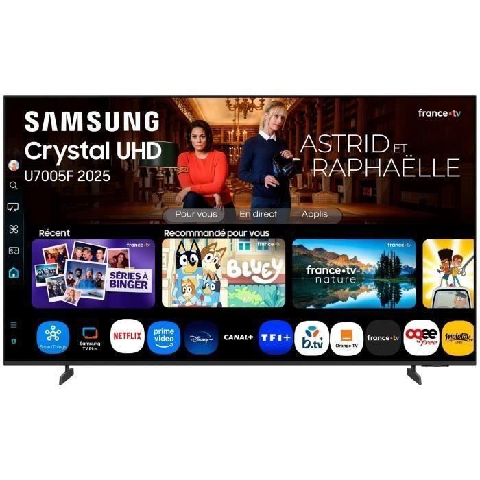 Samsung 43U7005F - TV LED 43 (109 cm) - 4K UHD 3840x2160 - HDR10+ - Smart TV - Gaming Hub - 3xHDMI - WiFi