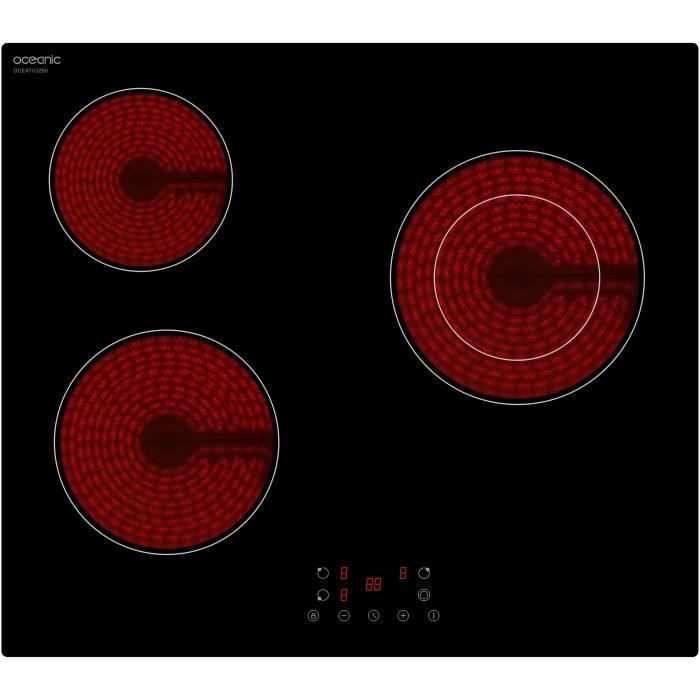 Table de cuisson vitrocéramique