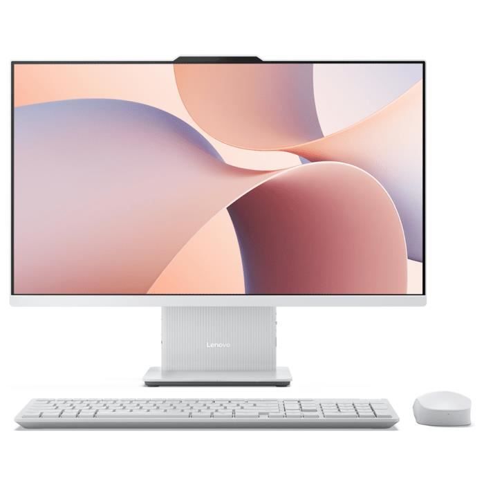 PC Tout-En-Un Lenovo Ideacentre Aio 27Arr9 Sans Windows - 27 Fhd - Ryzen 5-7535Hs - 16 Go - 512Go - Clavier + Souris Sans Fil