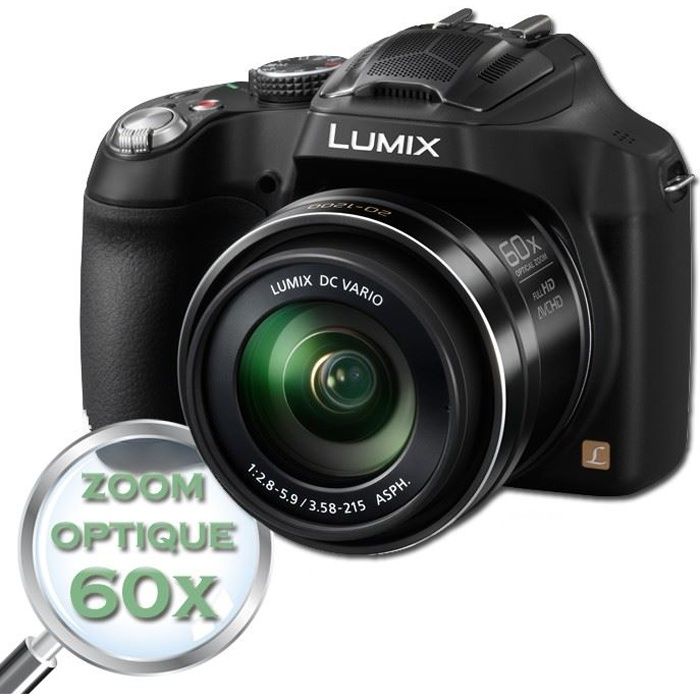 PANASONIC FZ72 - MOS 16MP Zoom 60x Appareil photo numérique Bridge