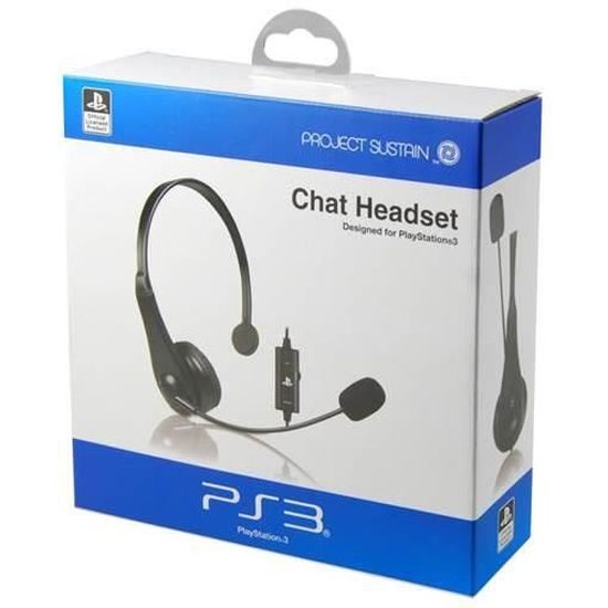 4GAMERS Casque Chat Headset PS3 - Cdiscount Informatique