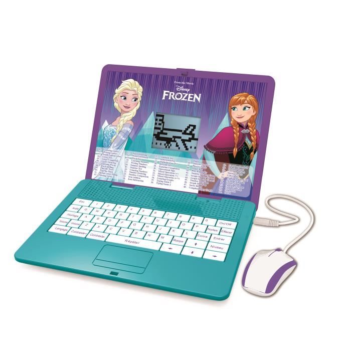 LA REINE DES NEIGES Ordinateur éducatif bilingue (EN/FR) enfant LEXIBOOK -  120 activités - Cdiscount Jeux - Jouets