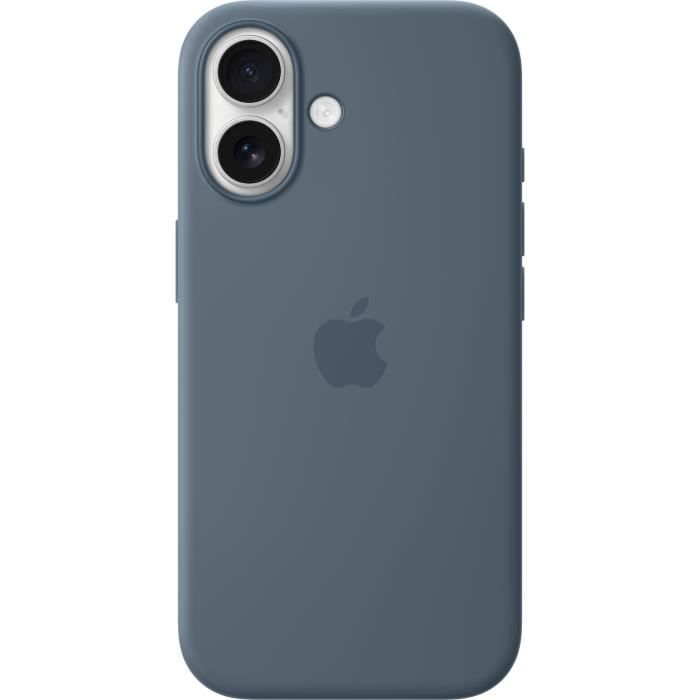 APPLE iPhone 17 - Coque en silicone avec MagSafe - Anchor Blue