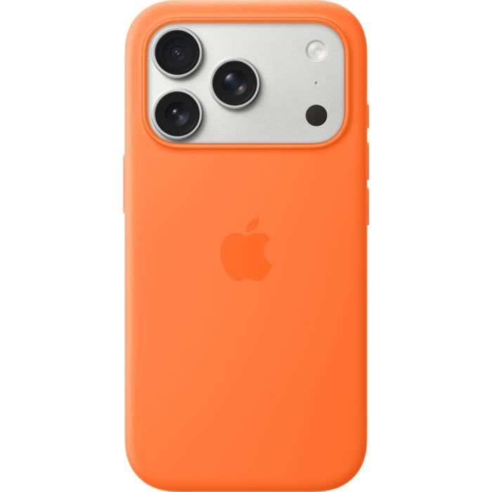 Apple Silicone Case with MagSafe Orange iPhone 17 Pro - vue 2